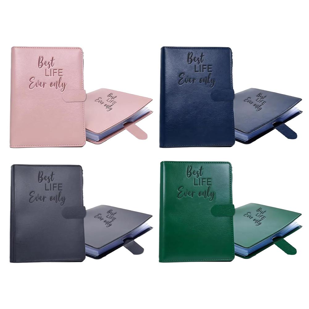 Board Game Book - 宗教小冊子ホルダー聖書学習財布ミニストリー収納ブック（カードポケット付き）PUレザーバインダー現金整理ケース（貯金用）