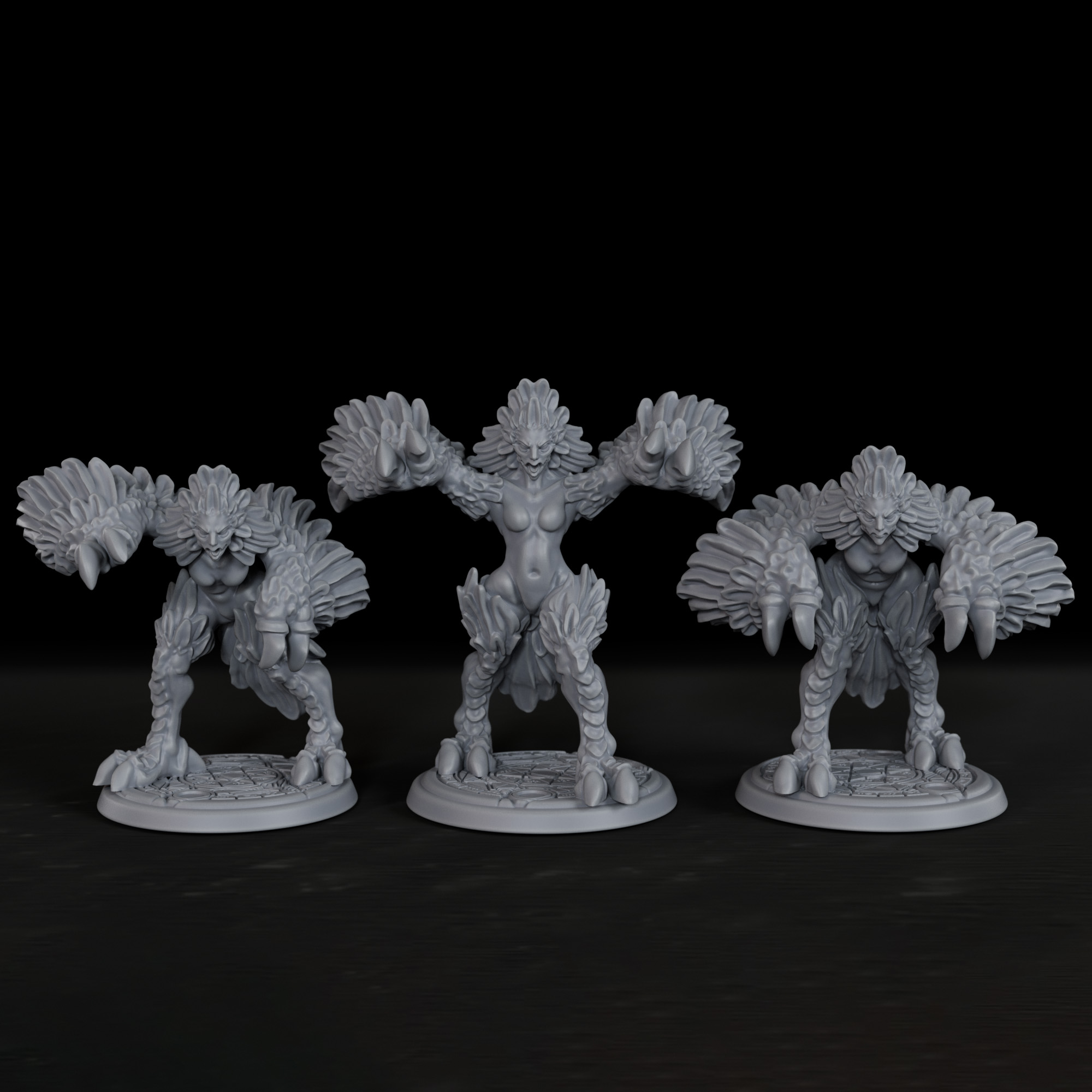 Board Game Rpg - RPGハーピーズミニチュア - クリスマスギフト、RPGテーブルトッププレイヤー向けファンタジーキャラクター/NPC、ボードゲームギフト＆アクセサリー