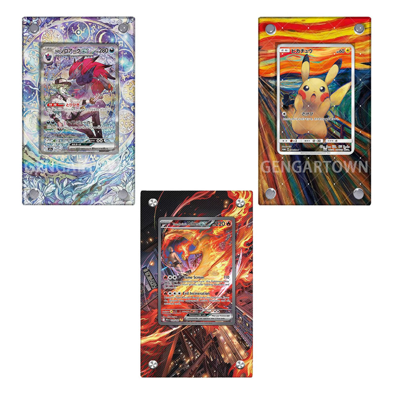 Board Game Monster - 新しいポケットモンスター ゾラック カードディスプレイスタンド アニメクラシックゲーム PTCG モルトレス