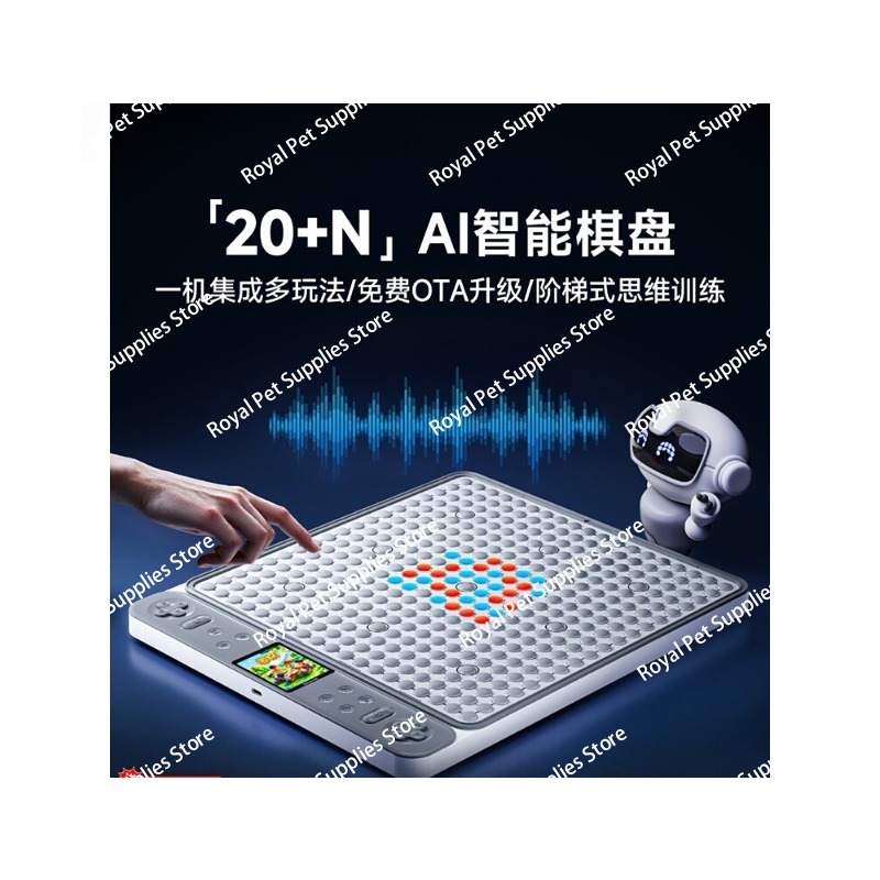 Board Game Zenith - インテリジェントAI電子バージョンのバックギャモンマスターチェス盤オールインワン機能三目並べ囲碁パズルギフト