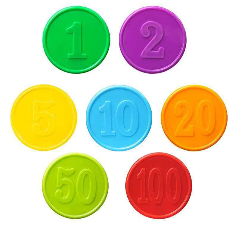 40 個のポーカーチップ数字付きカウントマーカー 38 ミリ - Board Game Zenith のレビューと価格