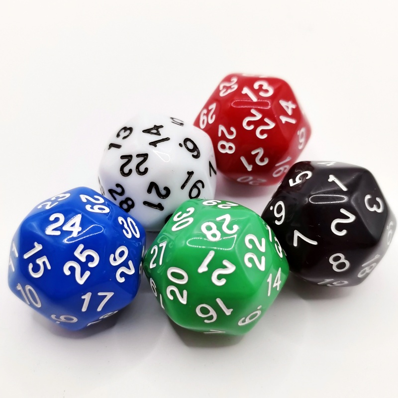5 個キューブ 30 面 D30 ダンジョンサイコロ D&D - Board Game Yahtzee のレビューと価格