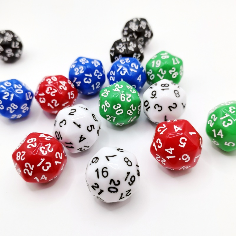 5 個キューブ 30 面 D30 ダンジョンサイコロ D&D - Board Game Yahtzee のレビューと価格