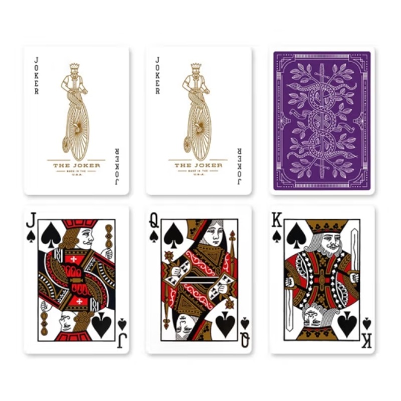 マジックゲーム用のマジックモカシンカード,イニシャル付きの紫 - Board Game Illustration のレビューと価格
