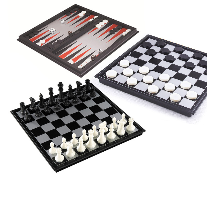 折りたたみ式磁気チェス 25CM チェッカー バックギャモン - Board Game Zenith のレビューと価格
