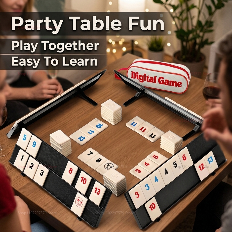 2026年新作ラミーキューブゲームセット、4つのラック、10 - Board Game Sequence のレビューと価格