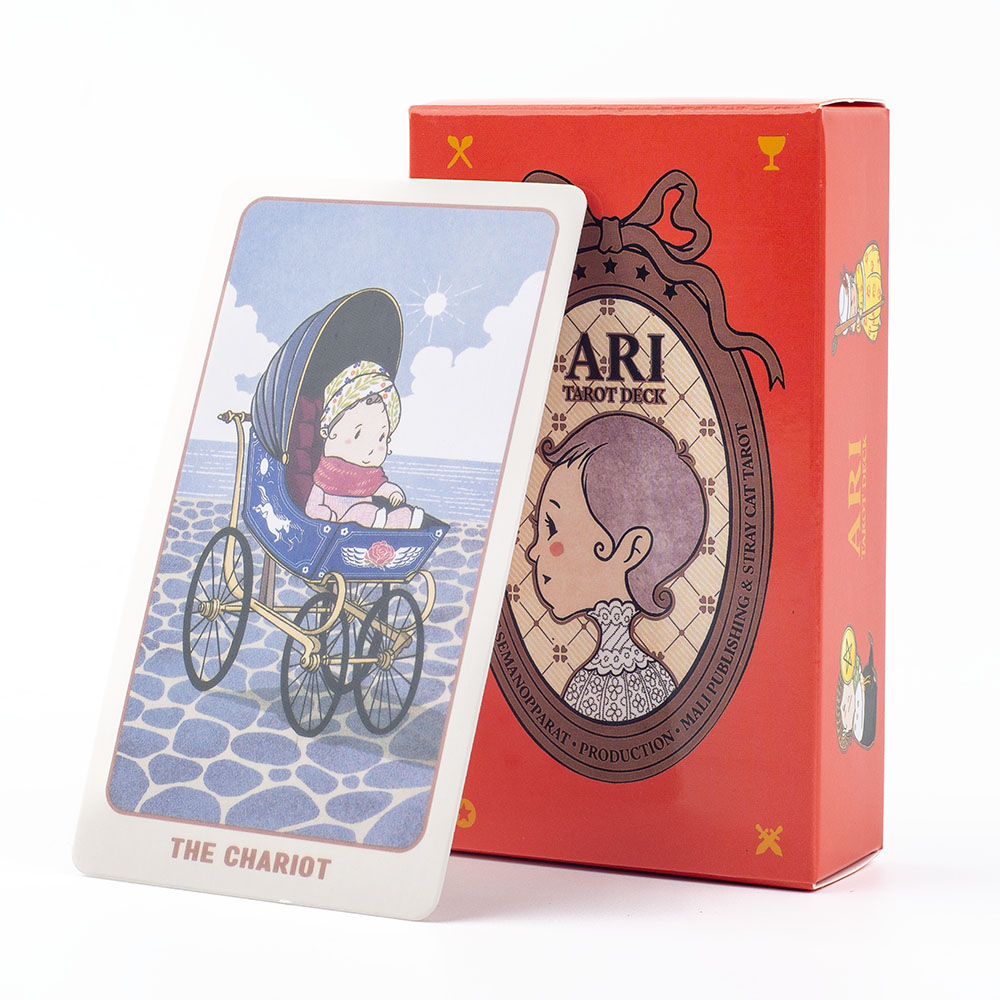Ari 78枚タロットデッキ かわいい赤ちゃん漫画デザイン  - Board Game Illustration のレビューと価格