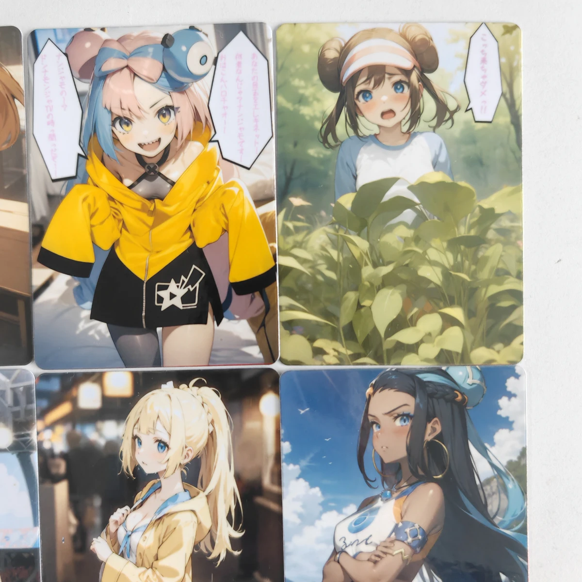 8 ピース/セットセクシーなトレーナーカードポケットモンスタ - Board Game Monster のレビューと価格