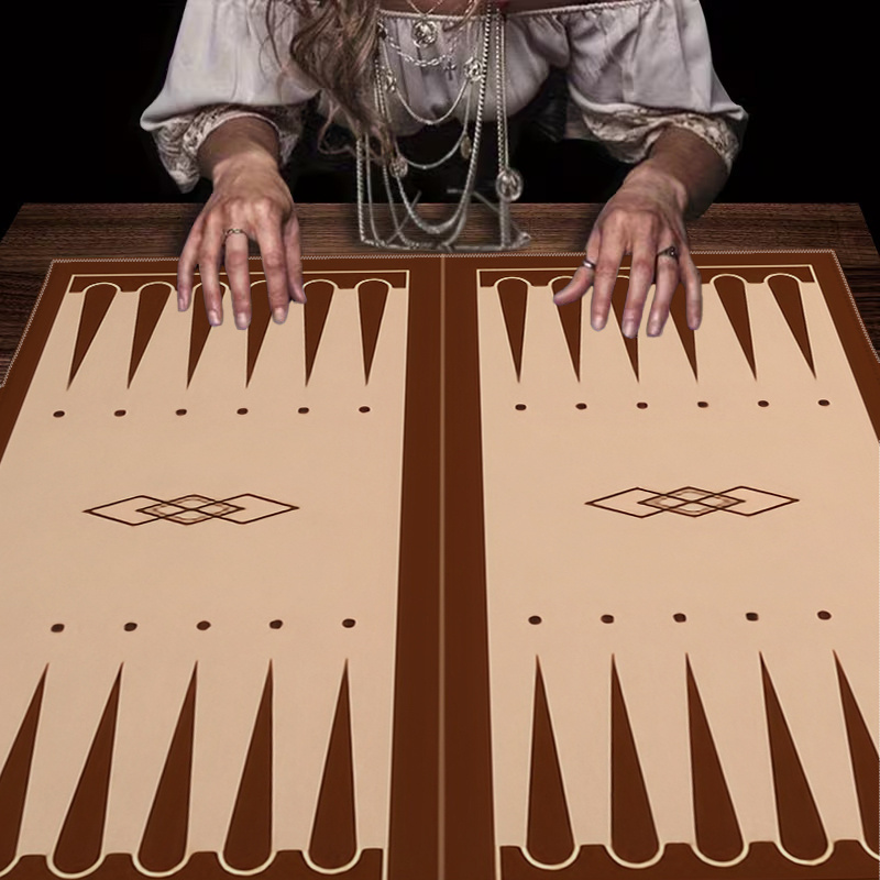 1pc ブラウンバックギャモンボードプリントタロットテーブル - Board Game Zenith のレビューと価格