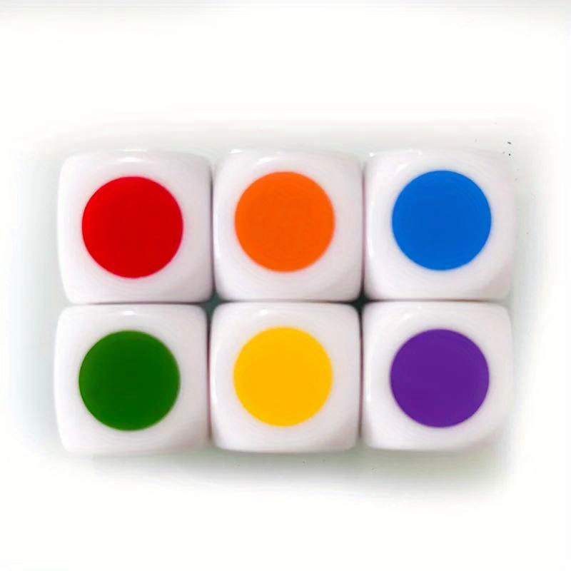 10個のマルチカラー6面数字ダイス、卓上RPGヤッツィーボー - Board Game Yahtzee のレビューと価格
