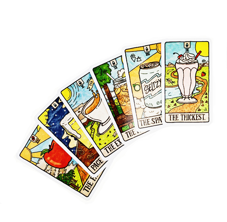 78リットルの食品 & ドリンクカードの新しいタロットコレク - Board Game Illustration のレビューと価格