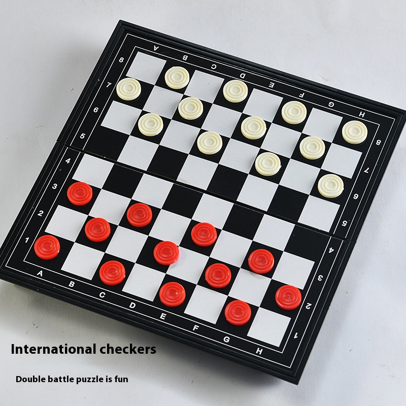 ツーインワン折りたたみボードおもちゃインターナショナルチェス - Board Game Multiplayer のレビューと価格