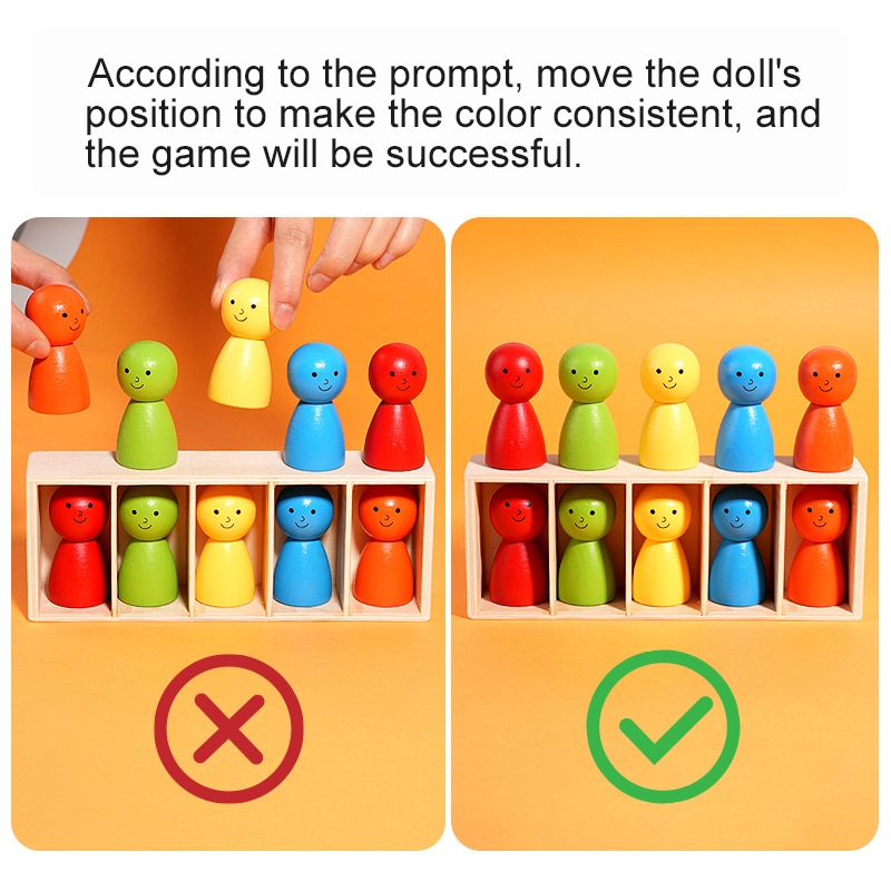 色を推測する人形 カラーマッチング 小さな人形チャレンジ 論 - Board Game Multiplayer のレビューと価格