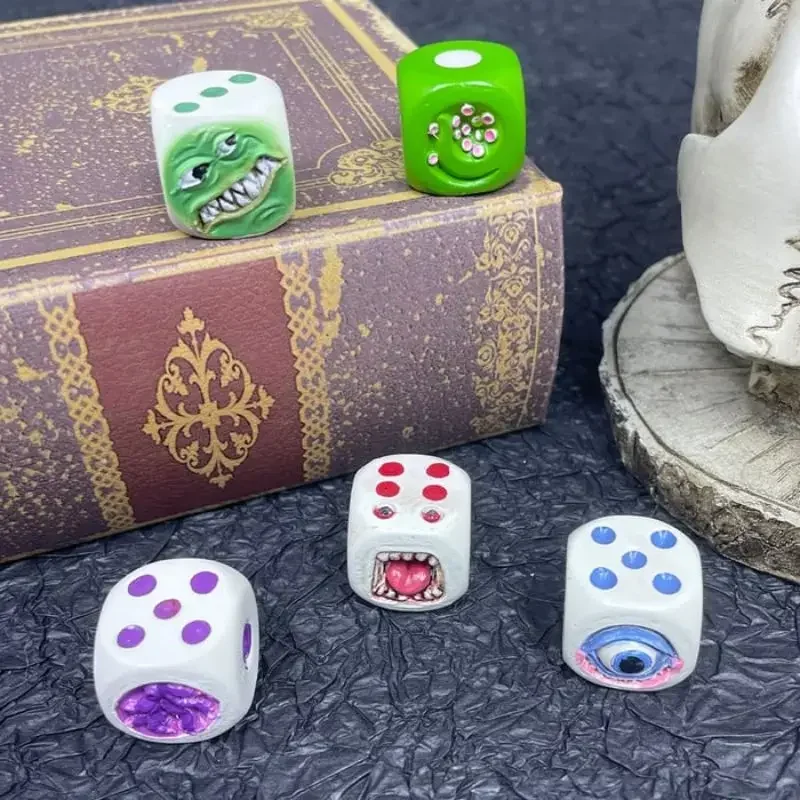 樹脂モンスターフェイスダイスセットハロウィン卓上RPGボード - Board Game Monster のレビューと価格