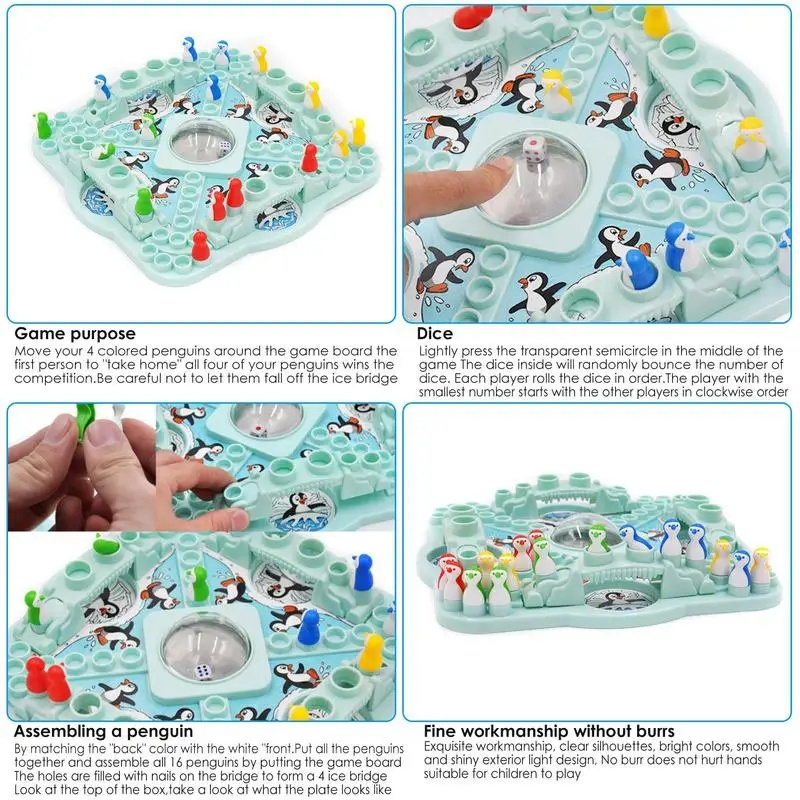 マルチペンギンの飛行チェスパーティーボードゲーム、家族の友人 - Board Game Multiplayer のレビューと価格