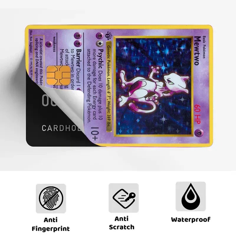 ミュウツー PTCG シリーズ クレジットカードステッカー  - Board Game Monster のレビューと価格