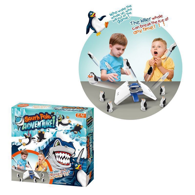 サメアタックバランス氷山ペンギンゲームマルチプレイヤーファミ - Board Game Multiplayer のレビューと価格