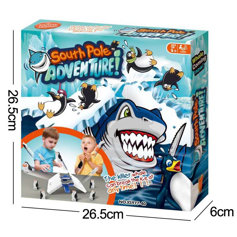 サメアタックバランス氷山ペンギンゲームマルチプレイヤーファミ - Board Game Multiplayer のレビューと価格