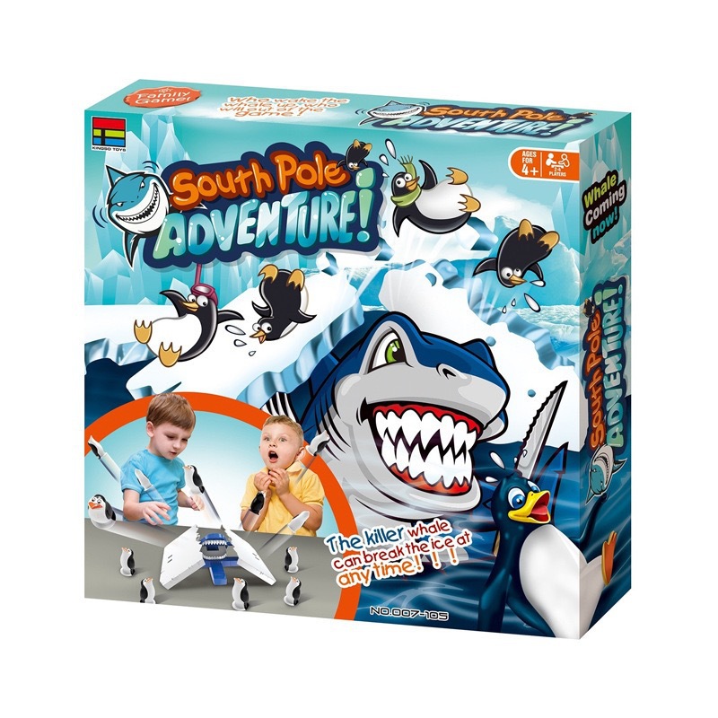 サメアタックバランス氷山ペンギンゲームマルチプレイヤーファミ - Board Game Multiplayer のレビューと価格