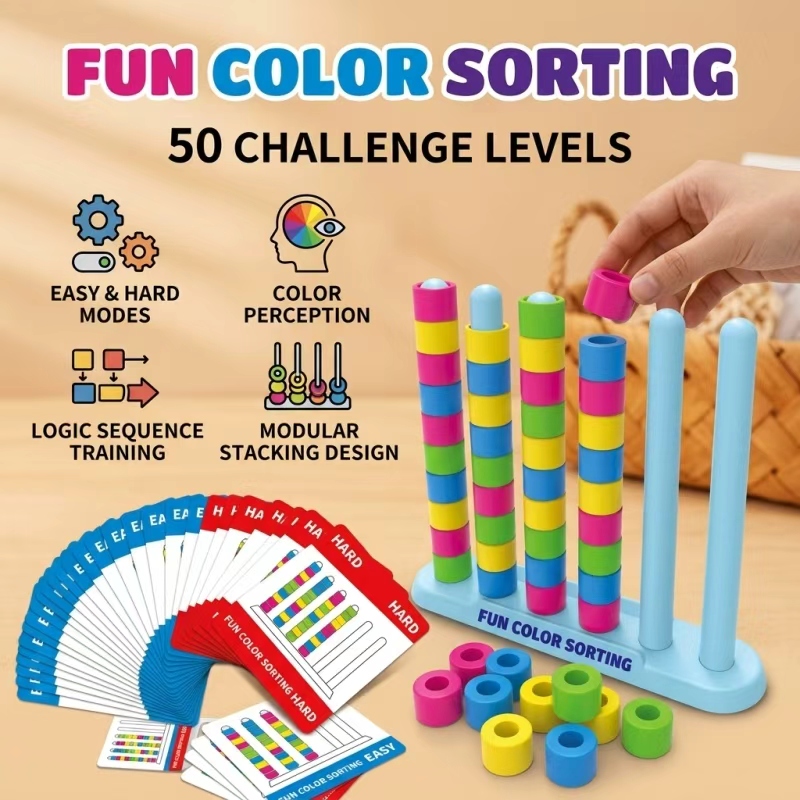 ロジックシーケンストレーニングおもちゃ、カラーマッチングゲー - Board Game Sequence のレビューと価格